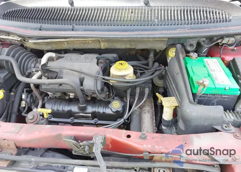 2001 Dodge Grand Caravan Sport из США, поврежденный, VIN 2B4GP44G31R185996